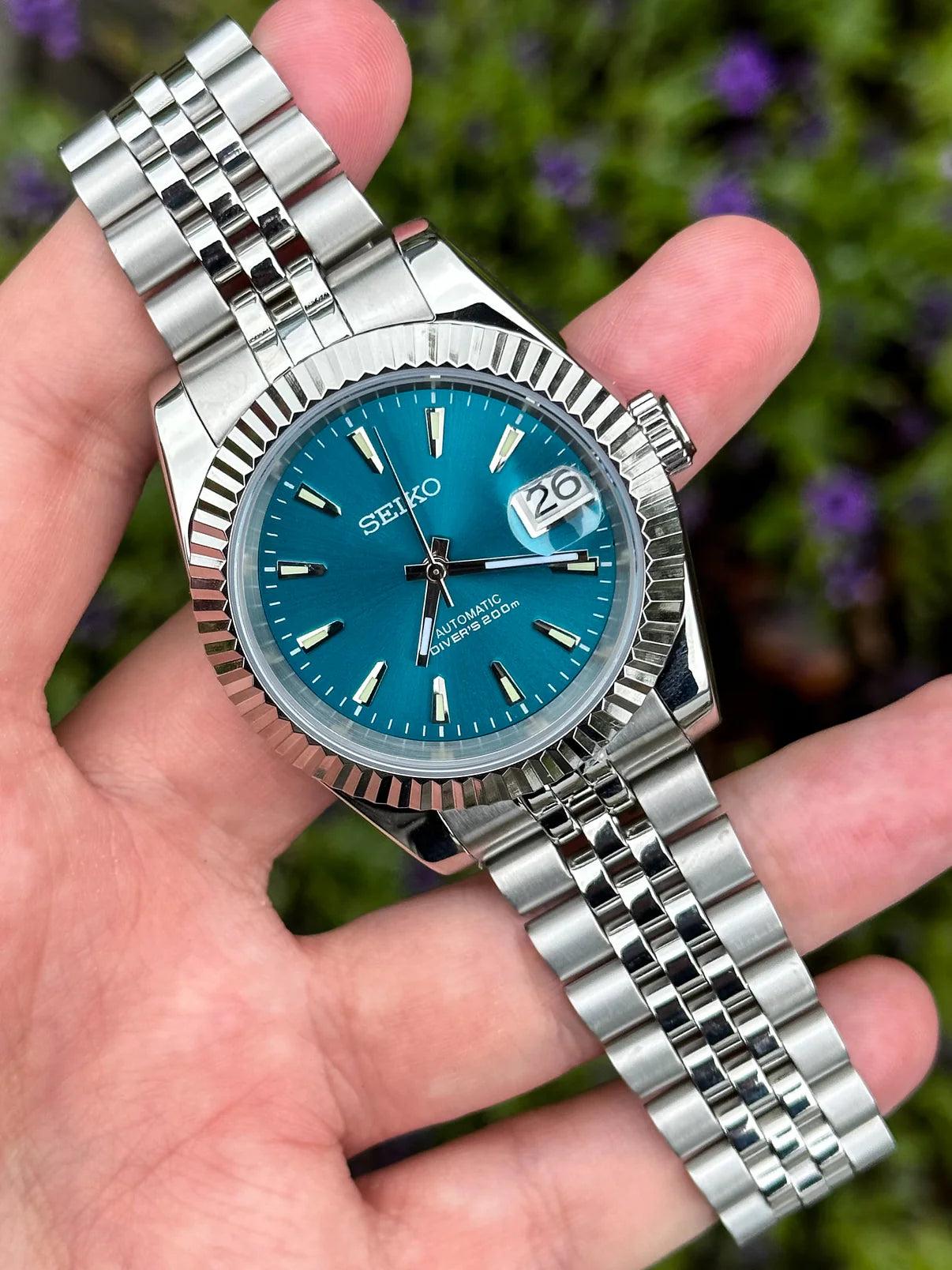 Ice Blue Datejust Mod