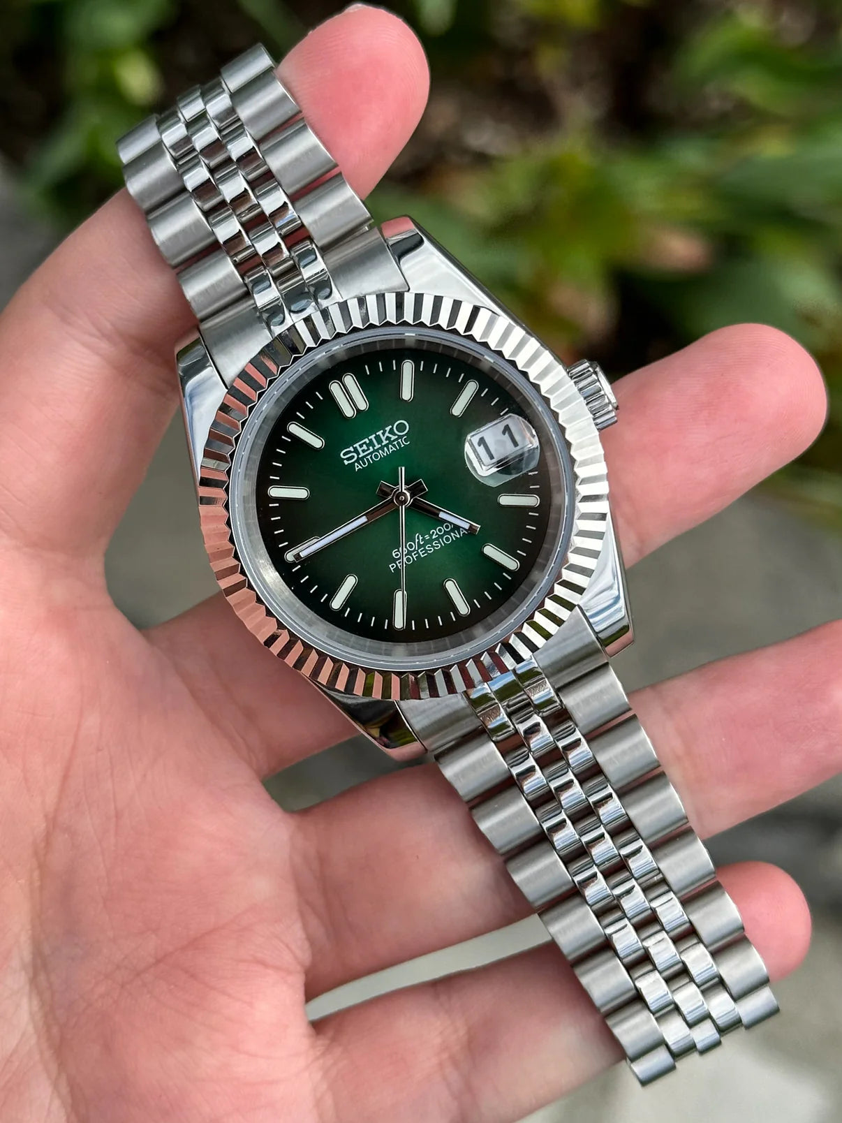 Gradient Green Datejust Mod