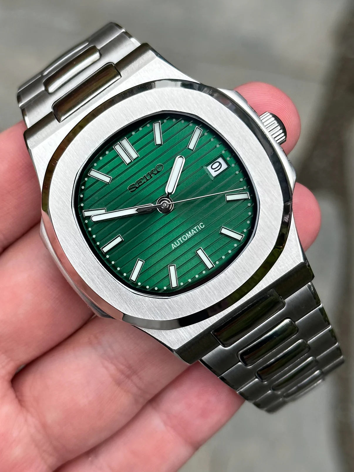 Green Dial Nautilus Mod