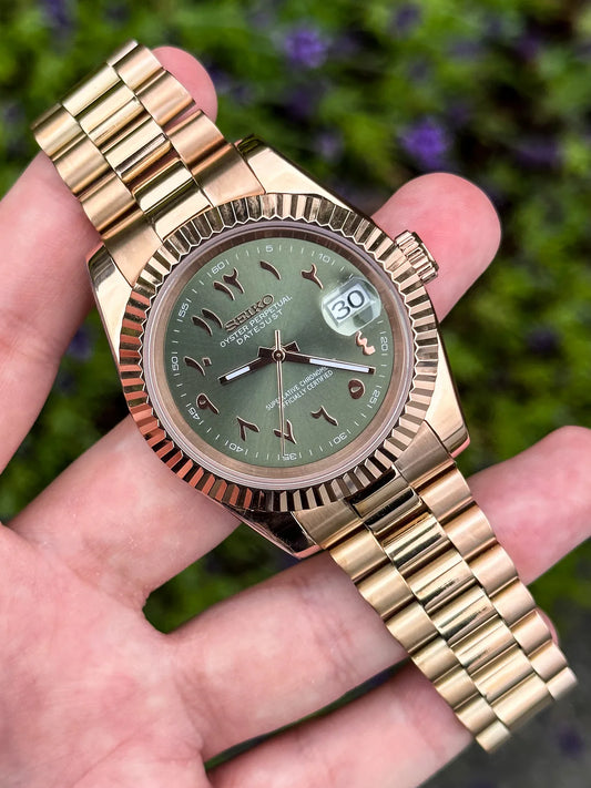 Rosegold Olive Arabic President Mod