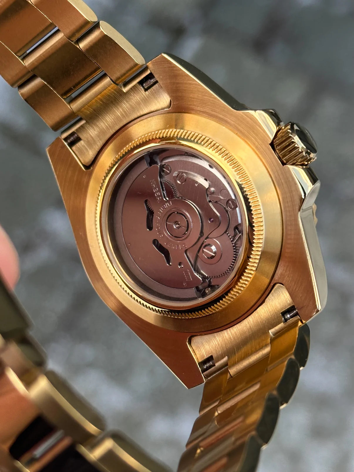 Gold Black Dial Submariner Mod
