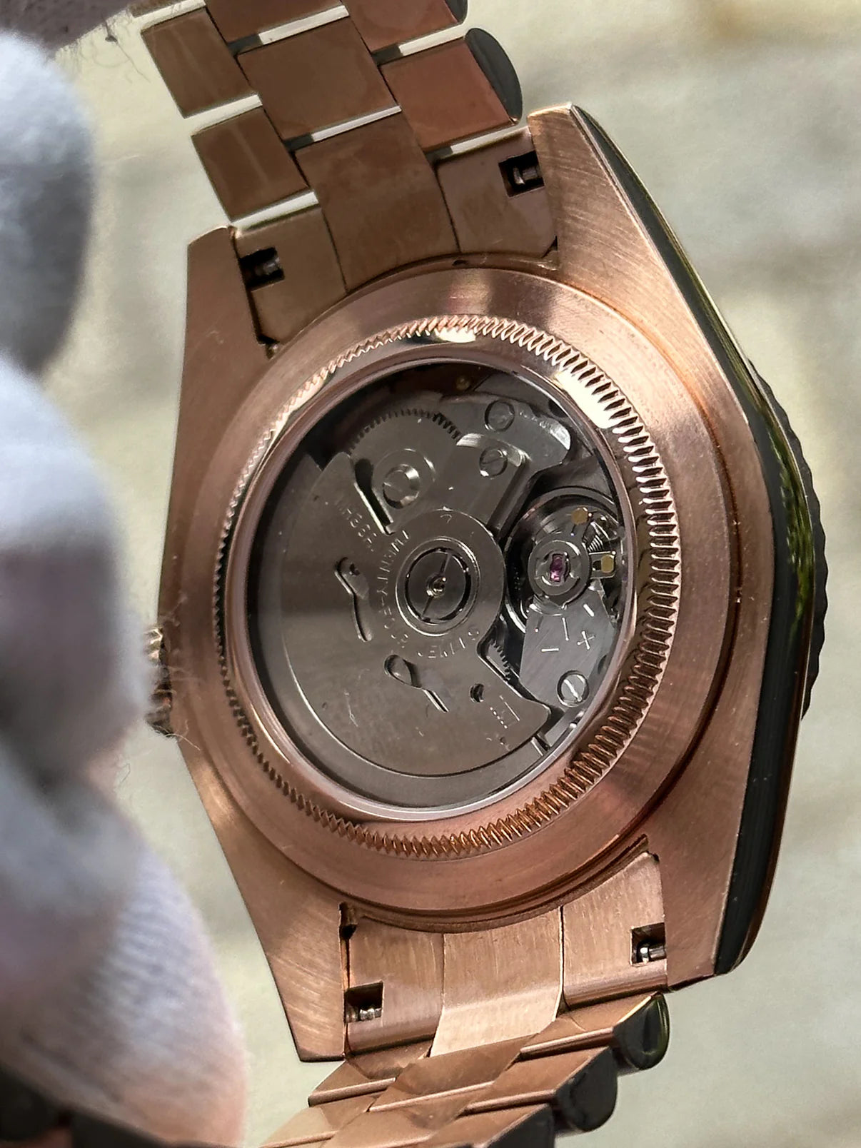 Rosegold Olive Dial President Mod
