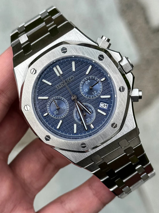 Blue Dial Royal Oak Chronograph Mod