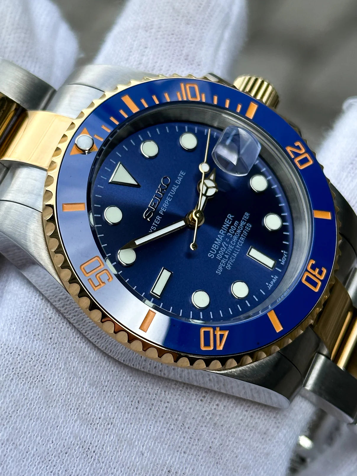 Bluesy Two Tone Submariner Mod