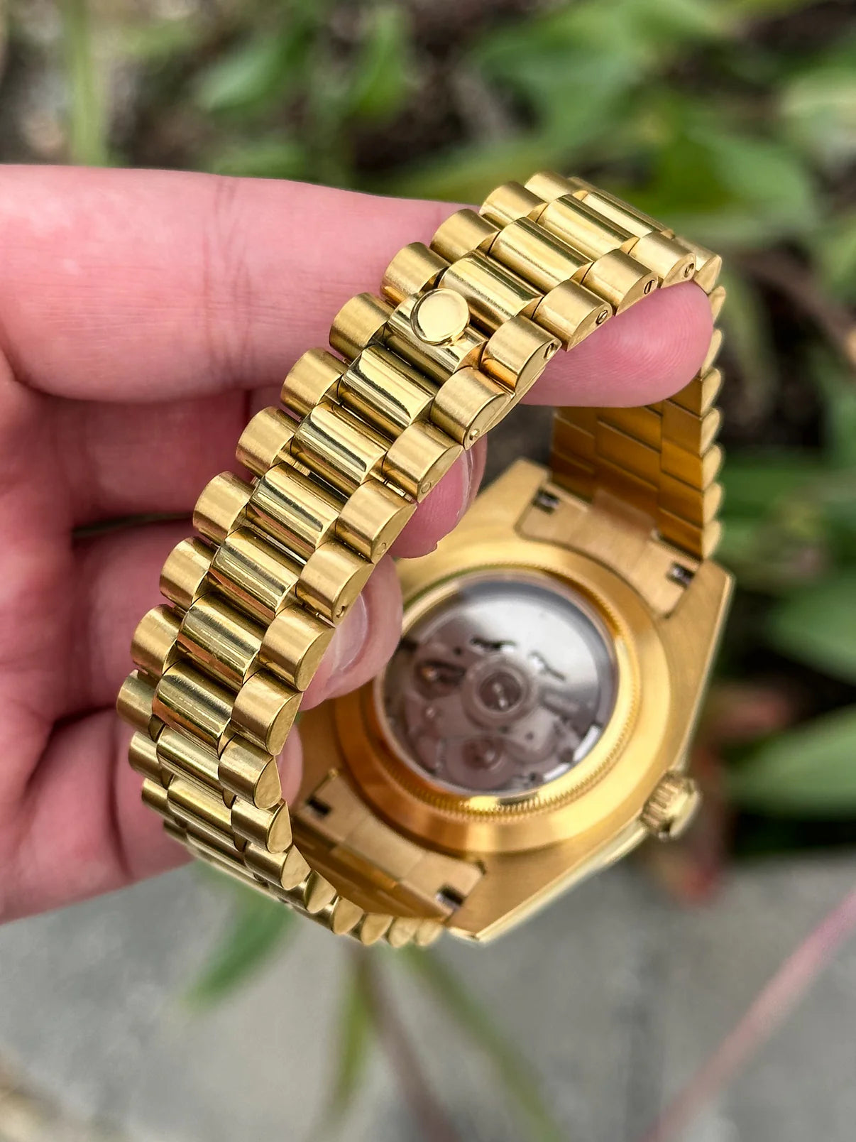 Gold Roman Dial President Mod