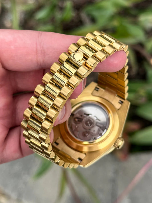 Gold Roman Dial President Mod