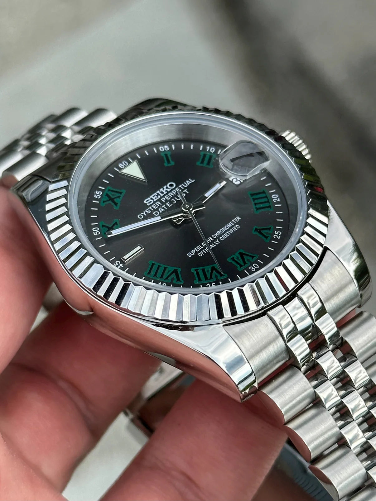 Wimbledon Datejust Mod