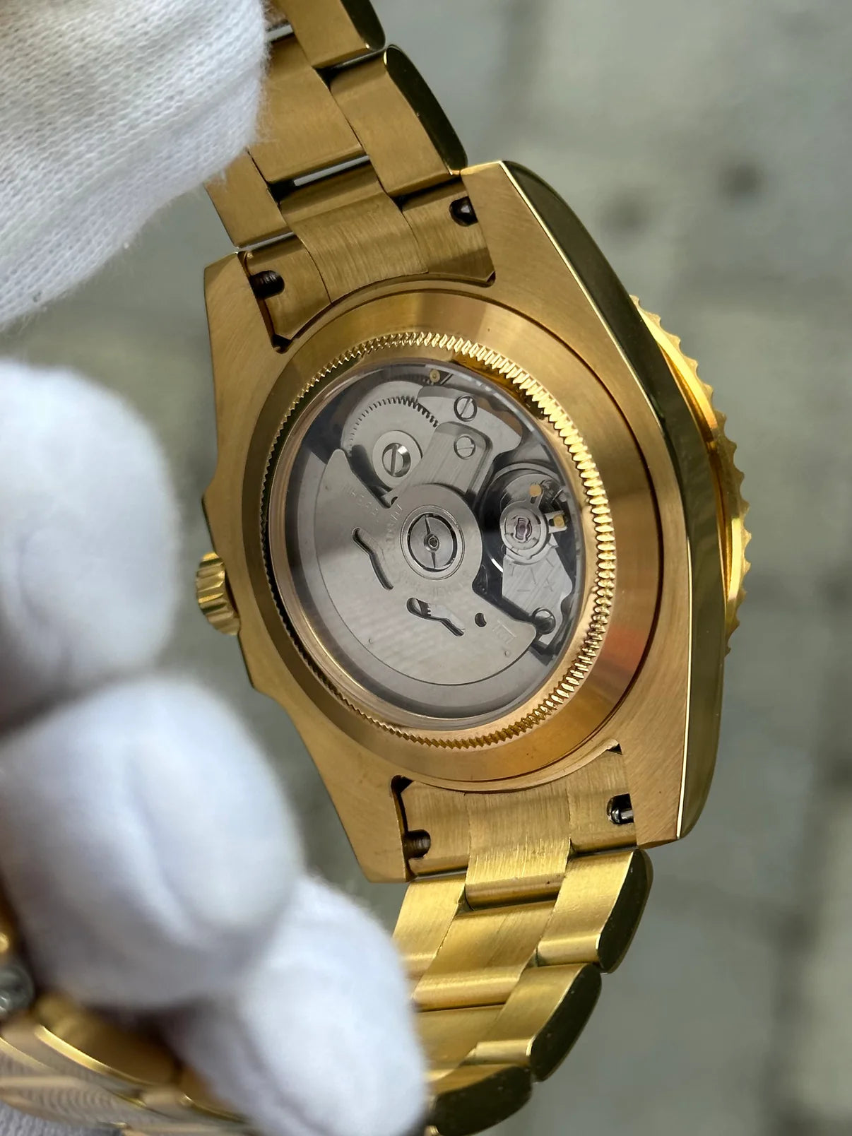 Gold Blue Dial Submariner Mod