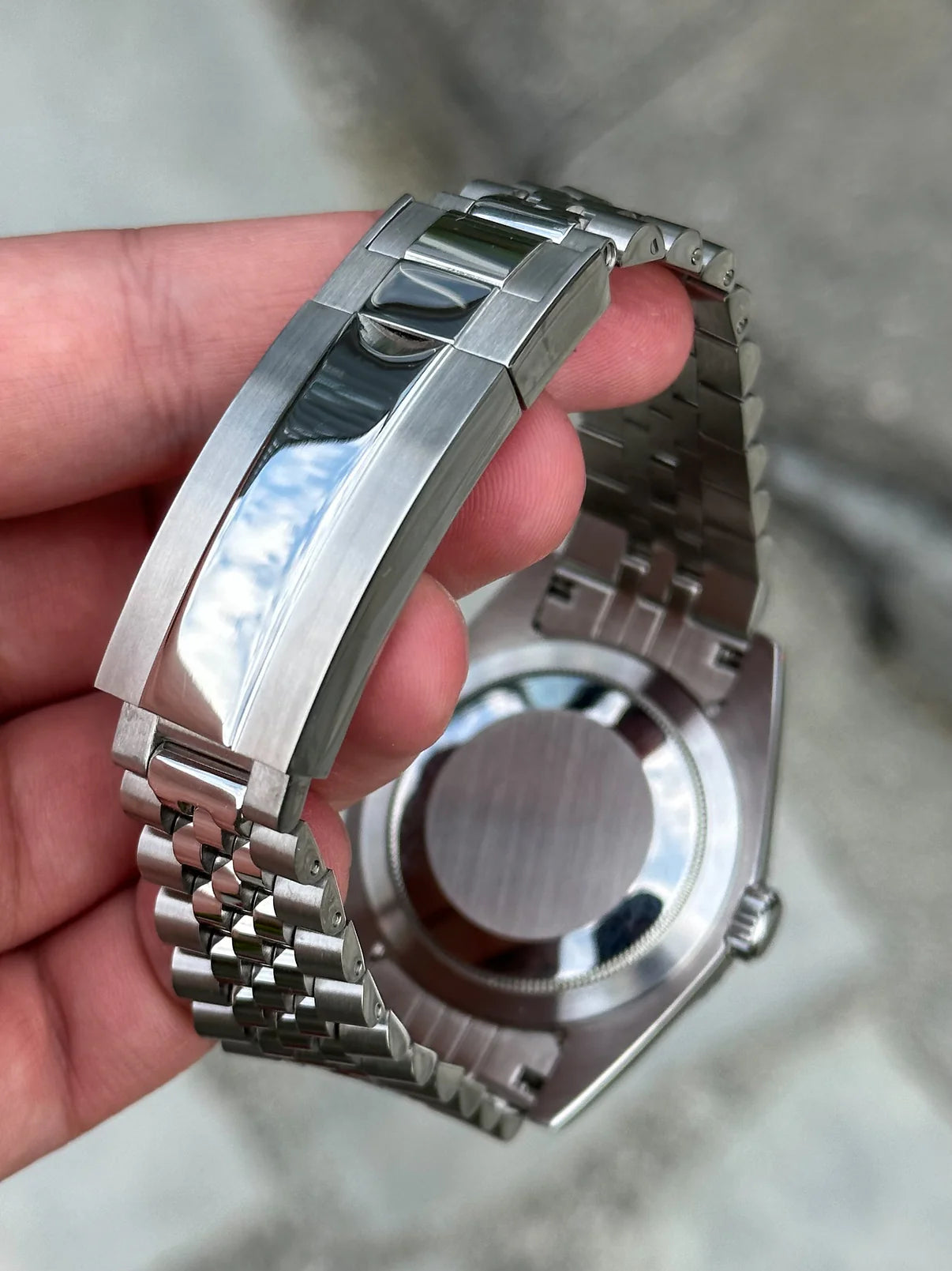 Silver Arabic Datejust  Mod