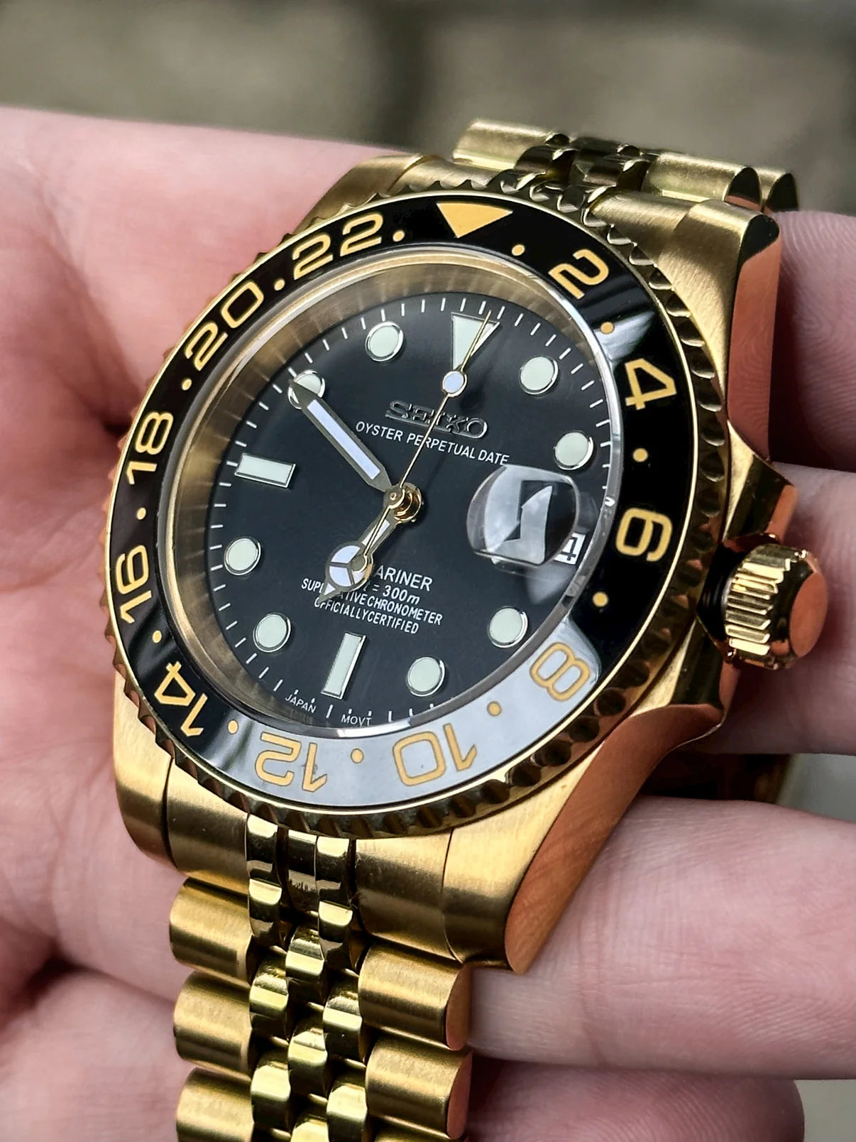 Seiko GMT Gold