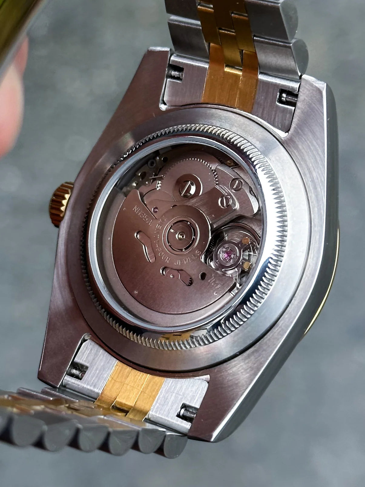 Two Tone "Black Dial" Datejust Mod
